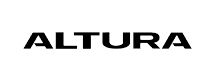 Altura logo black on white background