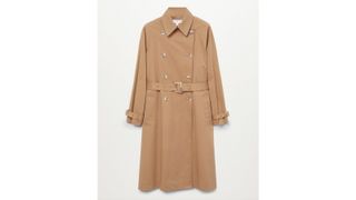 Mango Long Water Repellent Trench