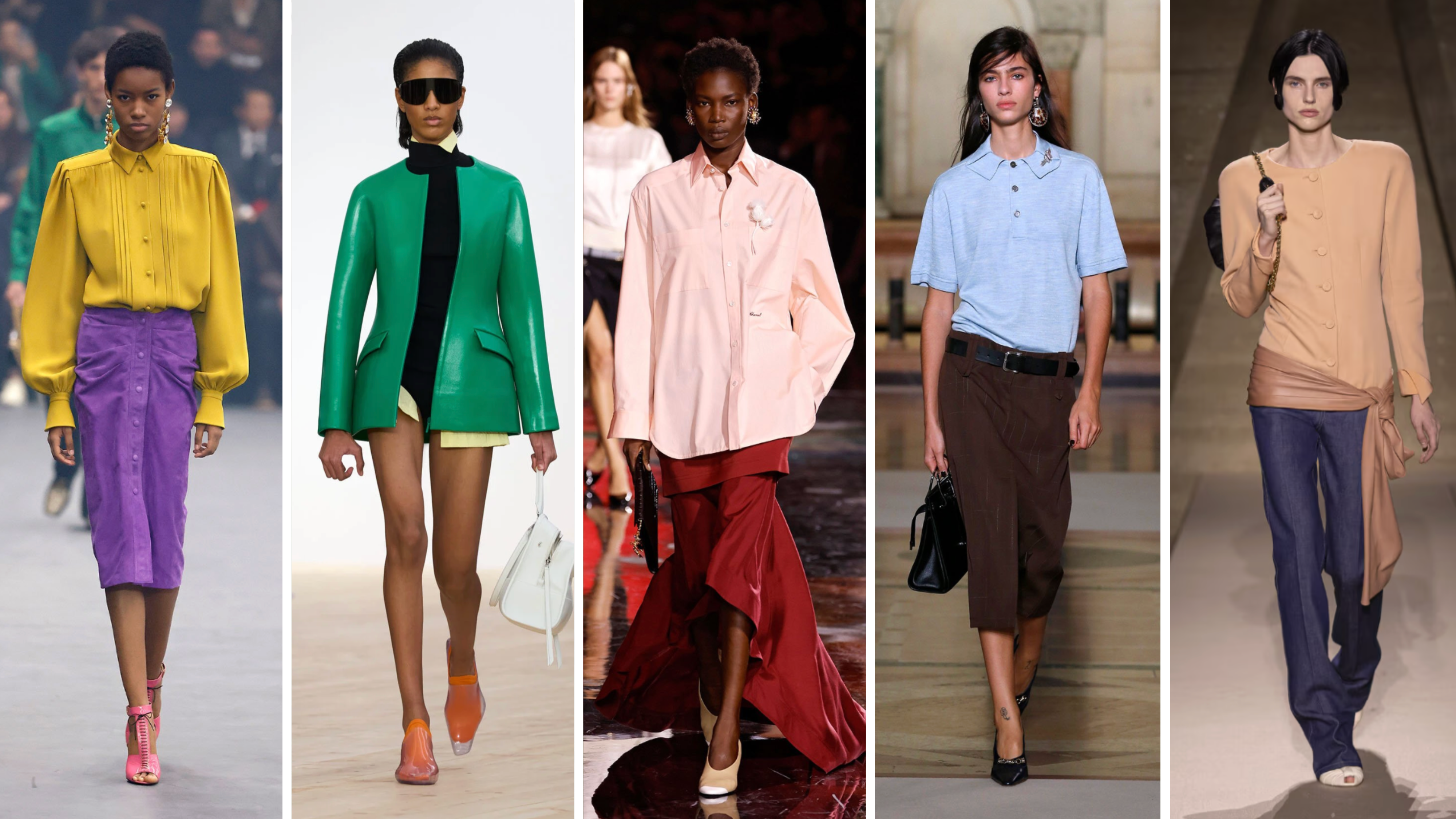 ss26 workwear trends runway: Valentino, Loewe, Chanel, Tory Burch, Chlo&eacute;