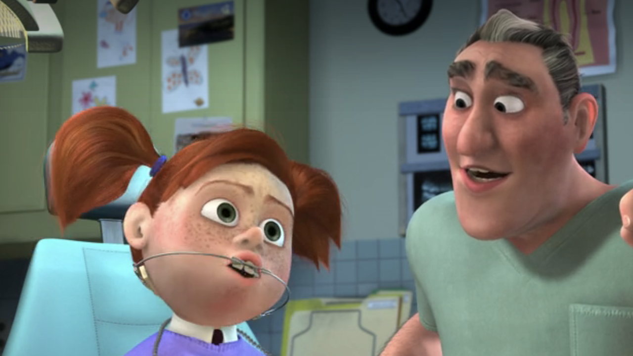 Darla at dentist in Finding Nemo