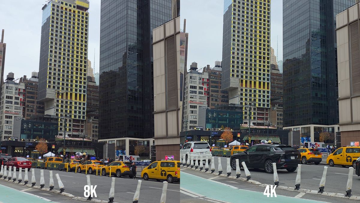 8K video capture with Galaxy S25 Ultra.