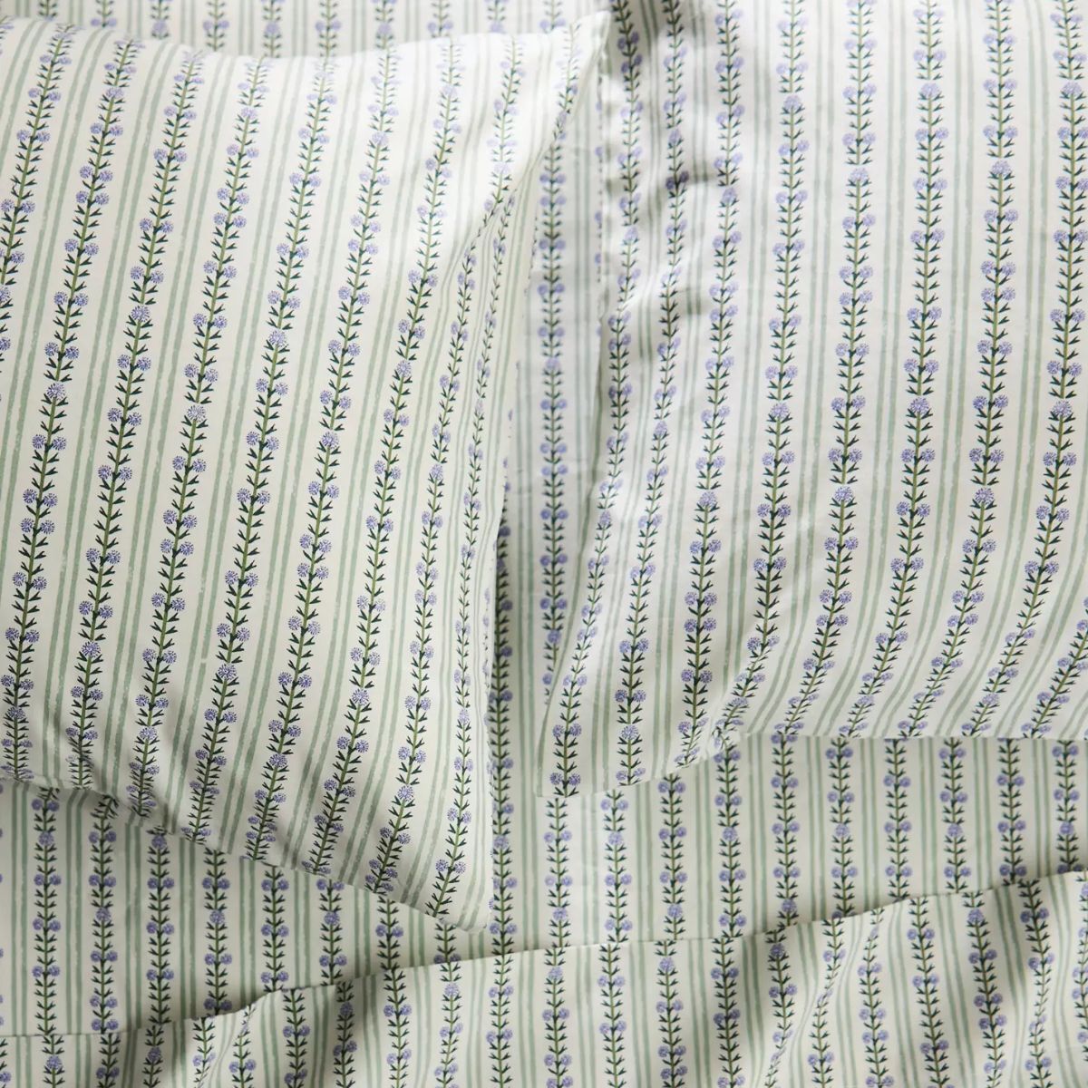 Purple flower bed sheets