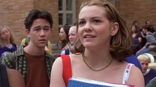 Bianca talking about her Prada backpack in 10 Things I Hate About You.