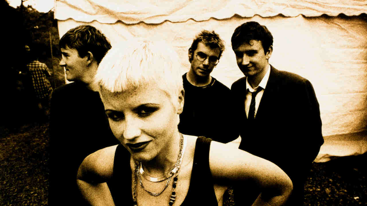 Cranberries posing for a photograph in the mid 1990s