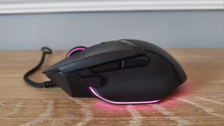 The buttons and thumb rest of the Razer Basilisk V3