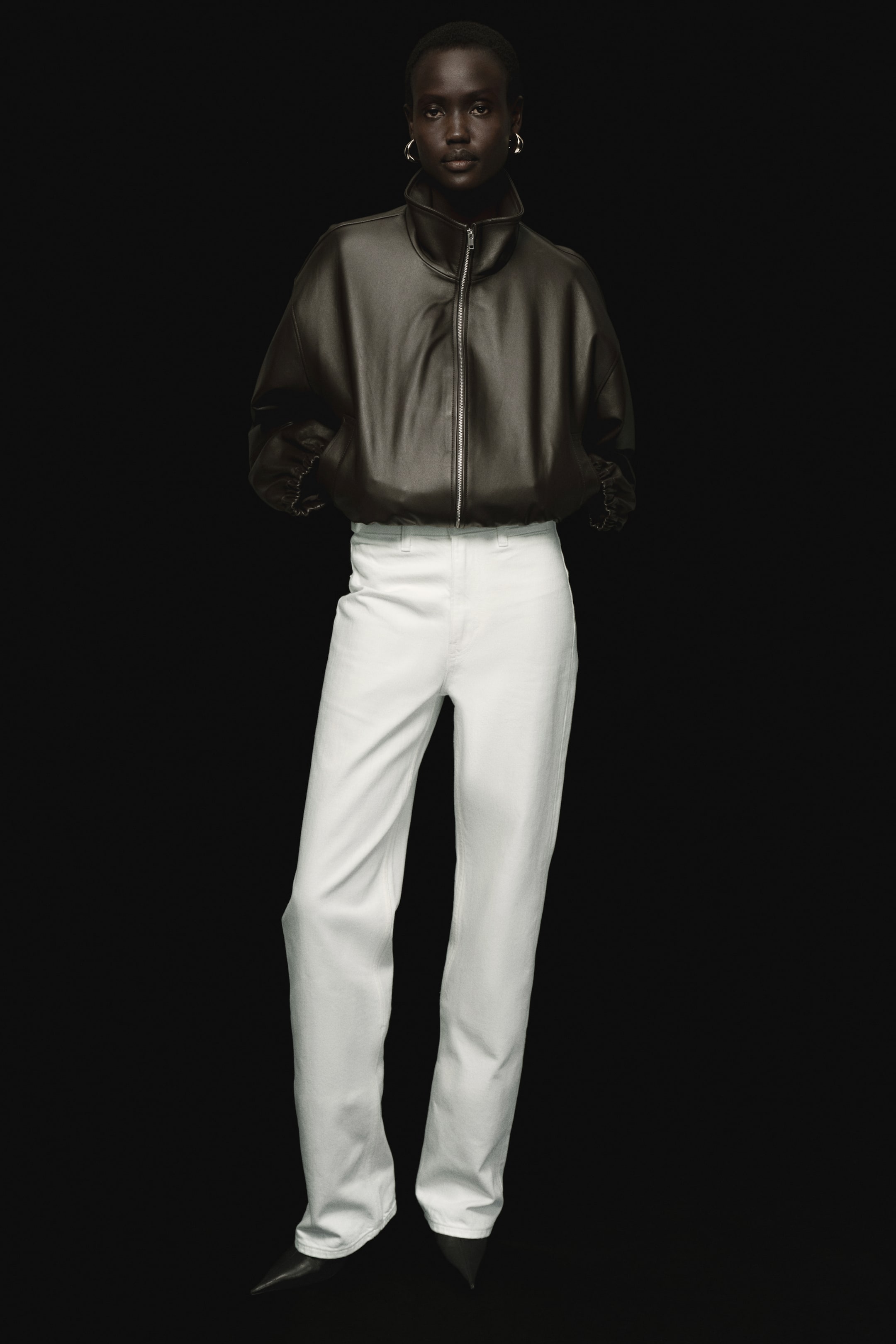 Straight High Jeans - White