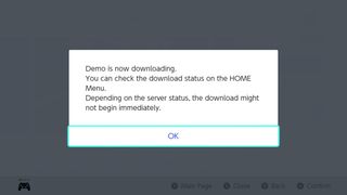 How to download the Monster Hunter Stories 2: Wings of Ruin demo on the Nintendo Switch: Nintendo Eshop Demo Downloading