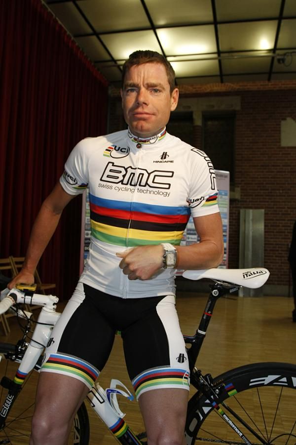 Cadel Evans is in the spotlight as world champion and race favorite