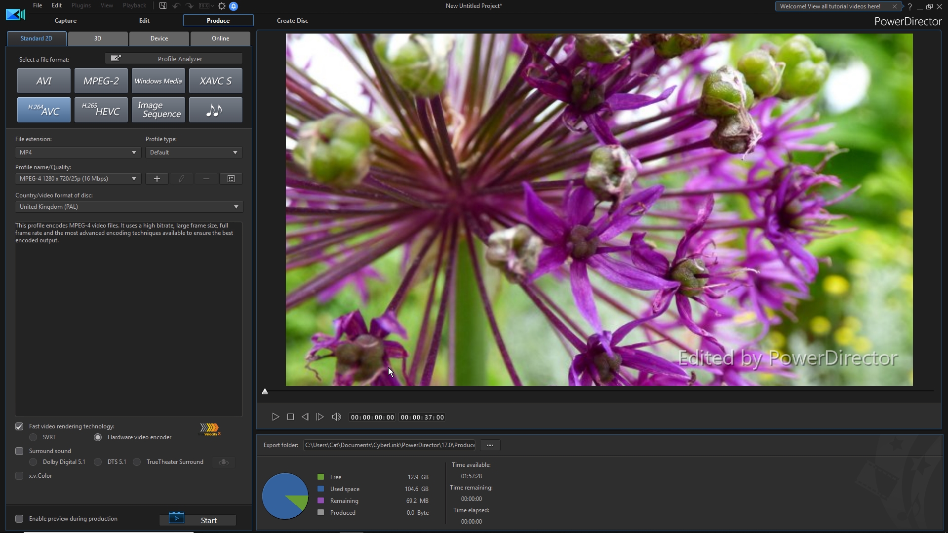 cyberlink powerdirector 11 produces blurry hd video