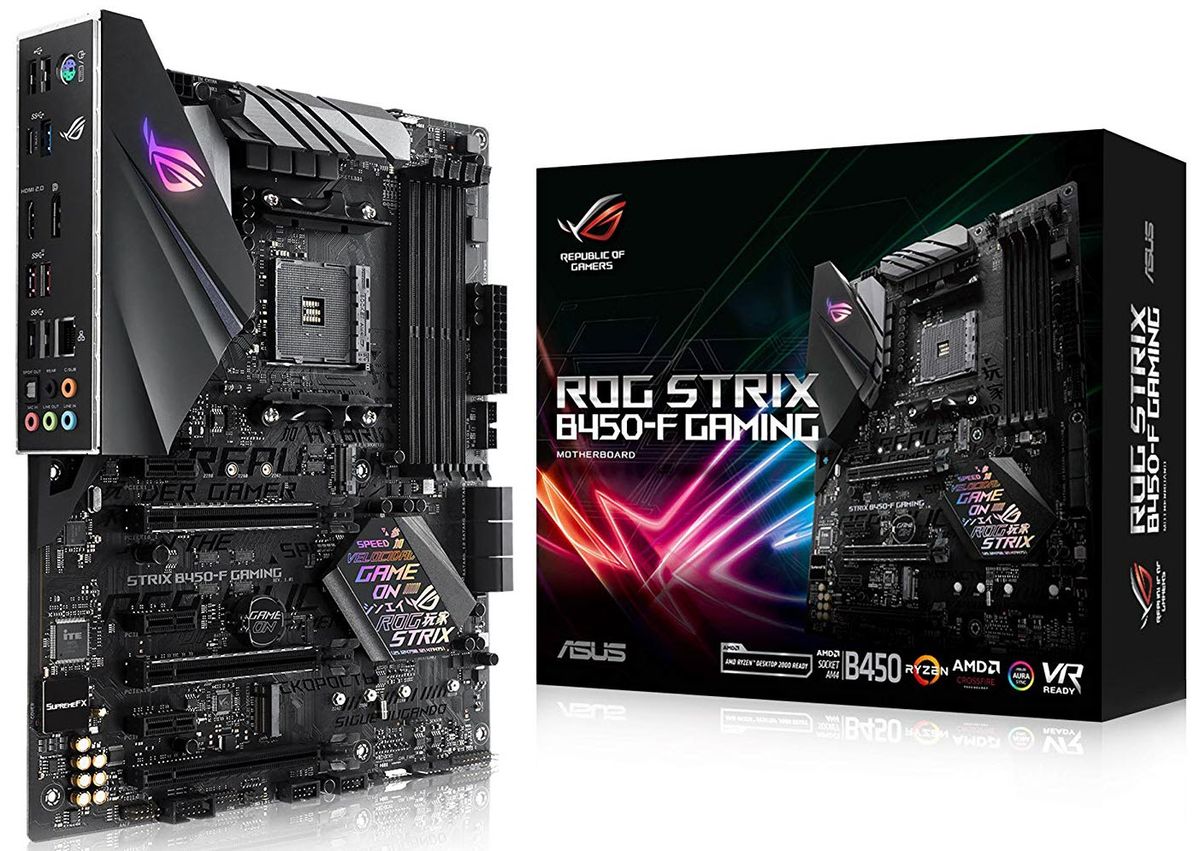 Asus ROG Strix B450-F Gaming Motherboard Review: Premium Looks