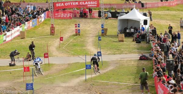 Many of the finishes were very close