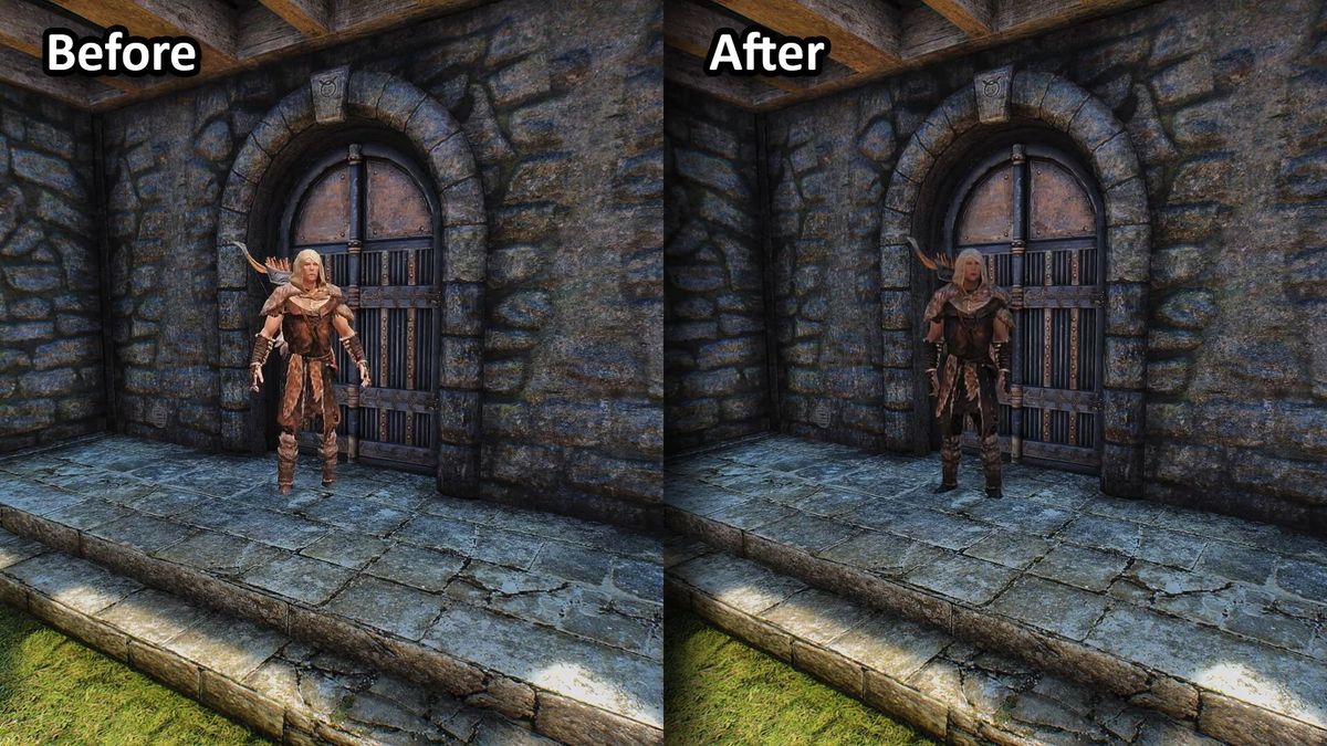 I didn't even know I was bothered by how bad Skyrim's NPCs look during the split second they're opening doors, and now a modder's pointed it out the mod to fix has become essential