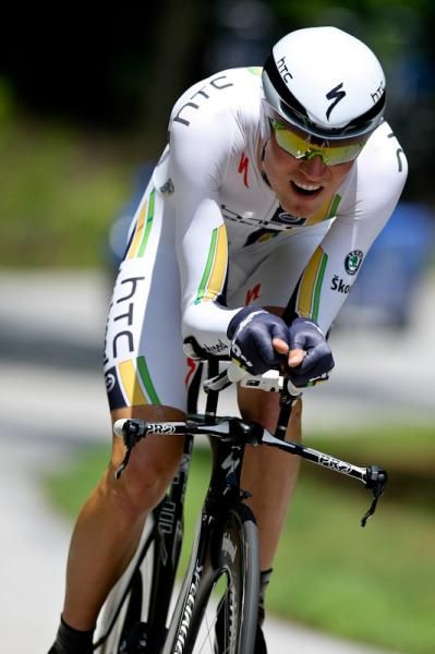Tejay Van Garderen (HTC-Highroad) will be looking for a top finish on Monday.