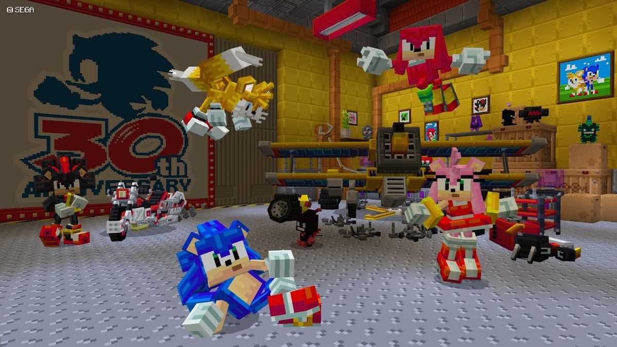 Sonic the Hedgehog in Minecraft Marketplace