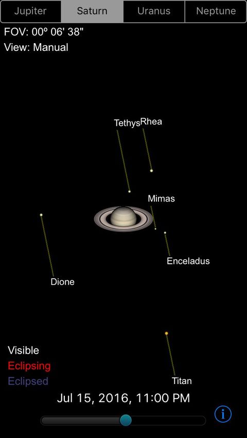 Exploring The Realm Of Saturn With Mobile Astronomy Apps Space