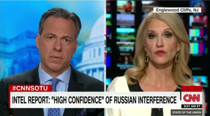 Jake Tapper and Kellyanne Conway on CNN