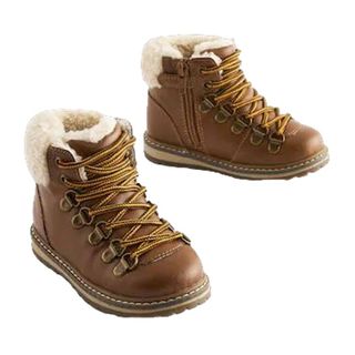 Tan Brown Warm Lined Hiker Boots from Next