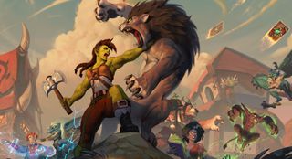 An orc warrior and other adventurers take on the challenges of the Barrens