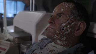 Ian Holm as Rook in Alien: Romulus