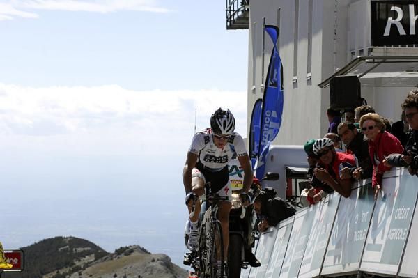 Jakob Fuglsang (Team Saxo Bank) finished fifth on the Mont Ventoux summit finish during the Crit&eacute;rium du Dauphin&eacute; Lib&eacute;r&eacute;.
