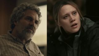 Mark Ruffalo in Task and Kate McKinnon as Mare in SNL.