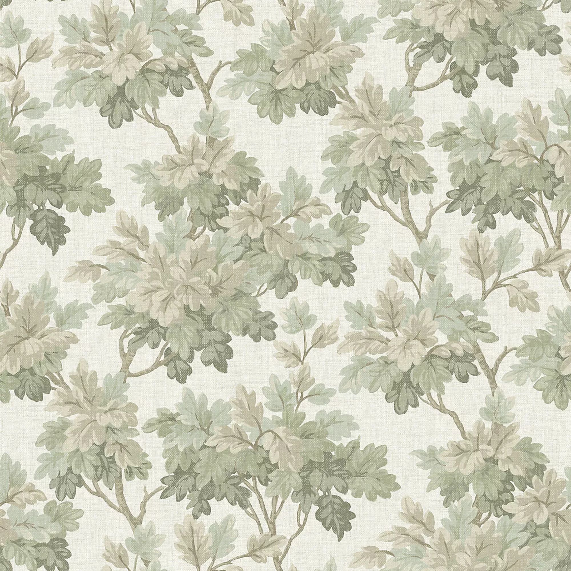 Erin Gates Oakcliff Leaf Trail Floral Wallpaper $288 at Anthropologie