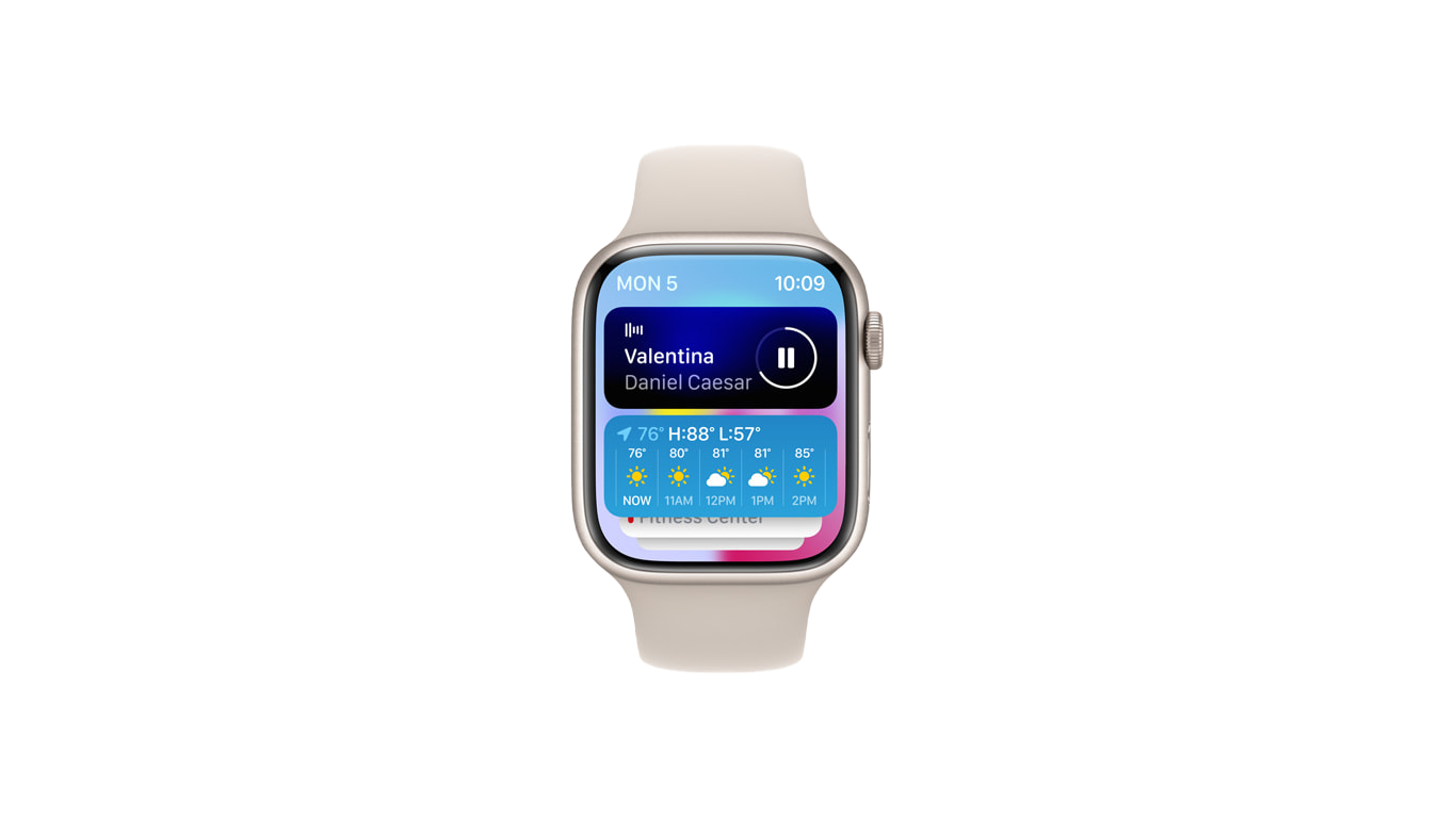 Widget de pila inteligente en watchOS 10