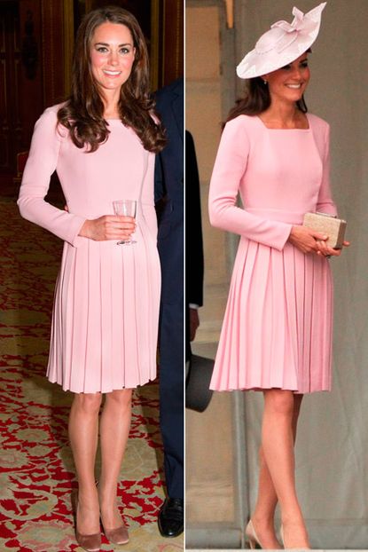 Kate Middleton recycles Emilia Wickstead dress for Buckingham Palace garden party