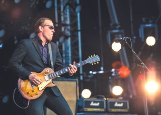 Joe Bonamassa performs July 7, 2016, at London’s Old Royal Naval College as part of Greenwich Music Time.
