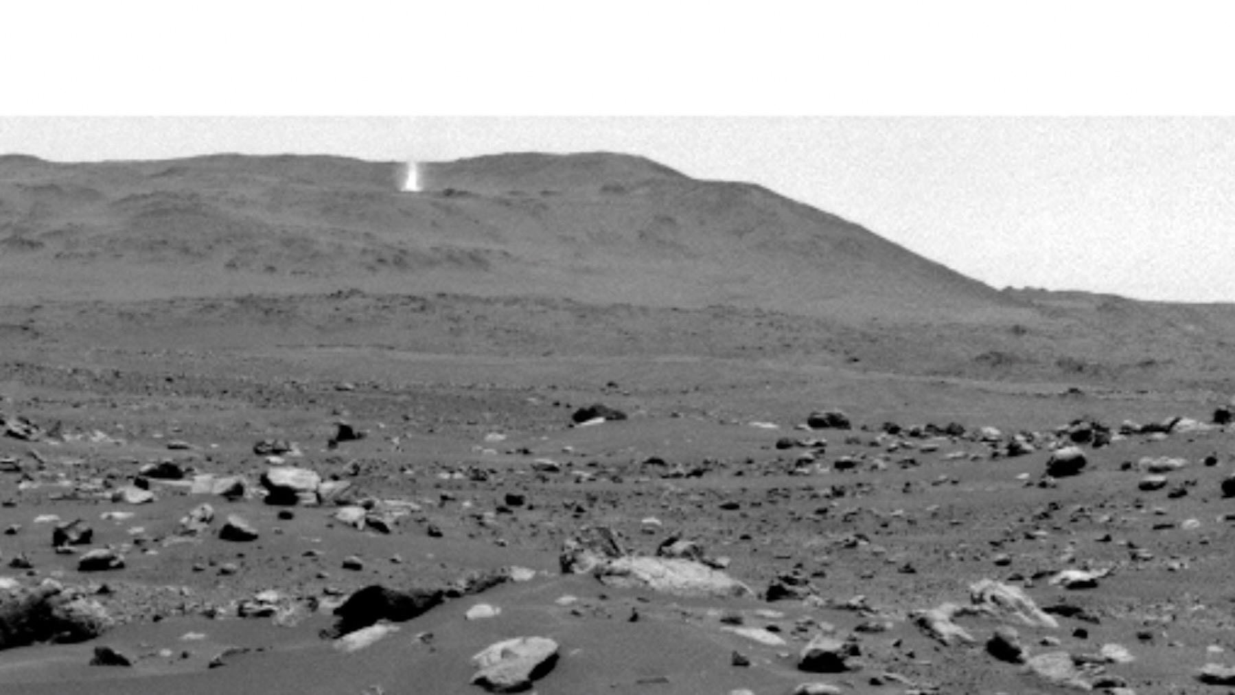 Watch a dust devil swirl across Mars in this video from NASA's Perseverance rover