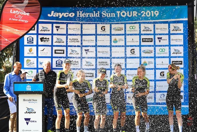 Mitchelton-Scott were the best team, both officially and visibly out on the road