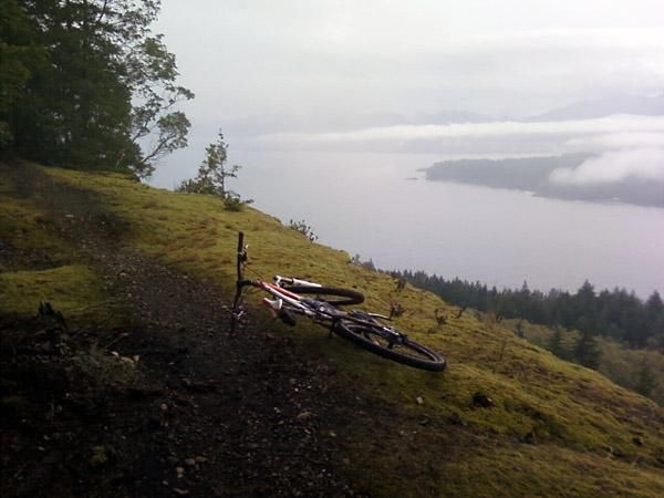 View from the top of my favourite MTB mountain; Mt. Geoffrey, Hornby Island.