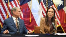 Texas Gov. Greg Abbott and Agriculture Secretary Brooke Rollins