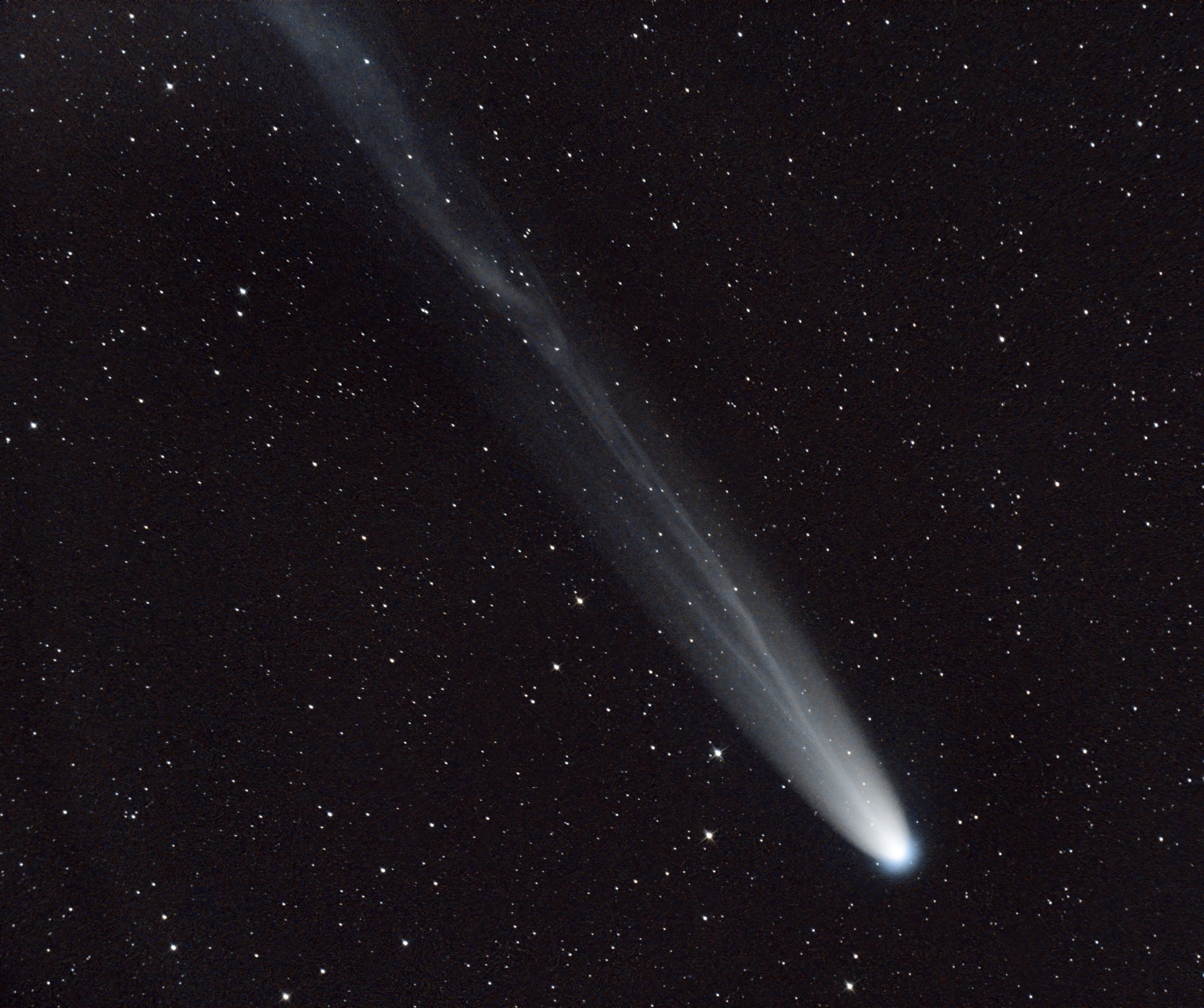 A view of Comet Leonard as seen over Australia.