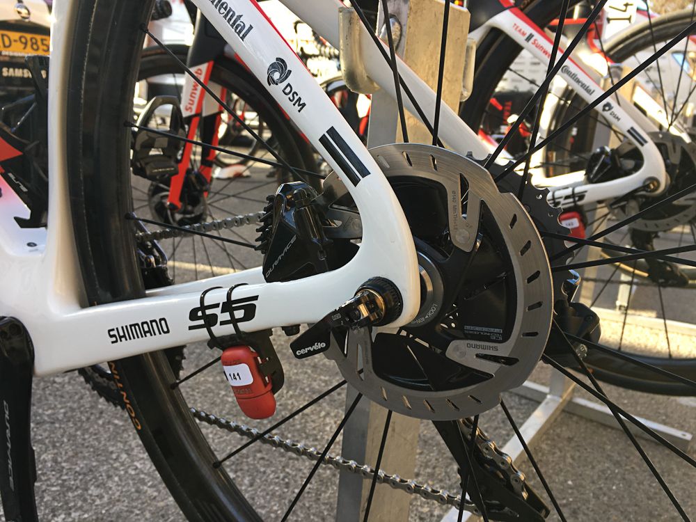 Team Sunweb &ndash; men and women &ndash; raced on disk brakes with Cervelo quick-release levers