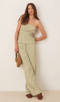 Green Gingham Set 