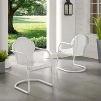 wayfair scalloped best outdoor chairs in white