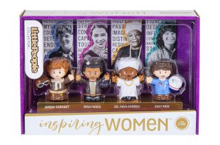 In addition to astronaut Sally Ride, Fisher-Price's new Little People Collector "Inspiring Women" set includes figures celebrating aviator Amelia Earhart, civil rights activist Rosa Parks and author and poet Maya Angelou.