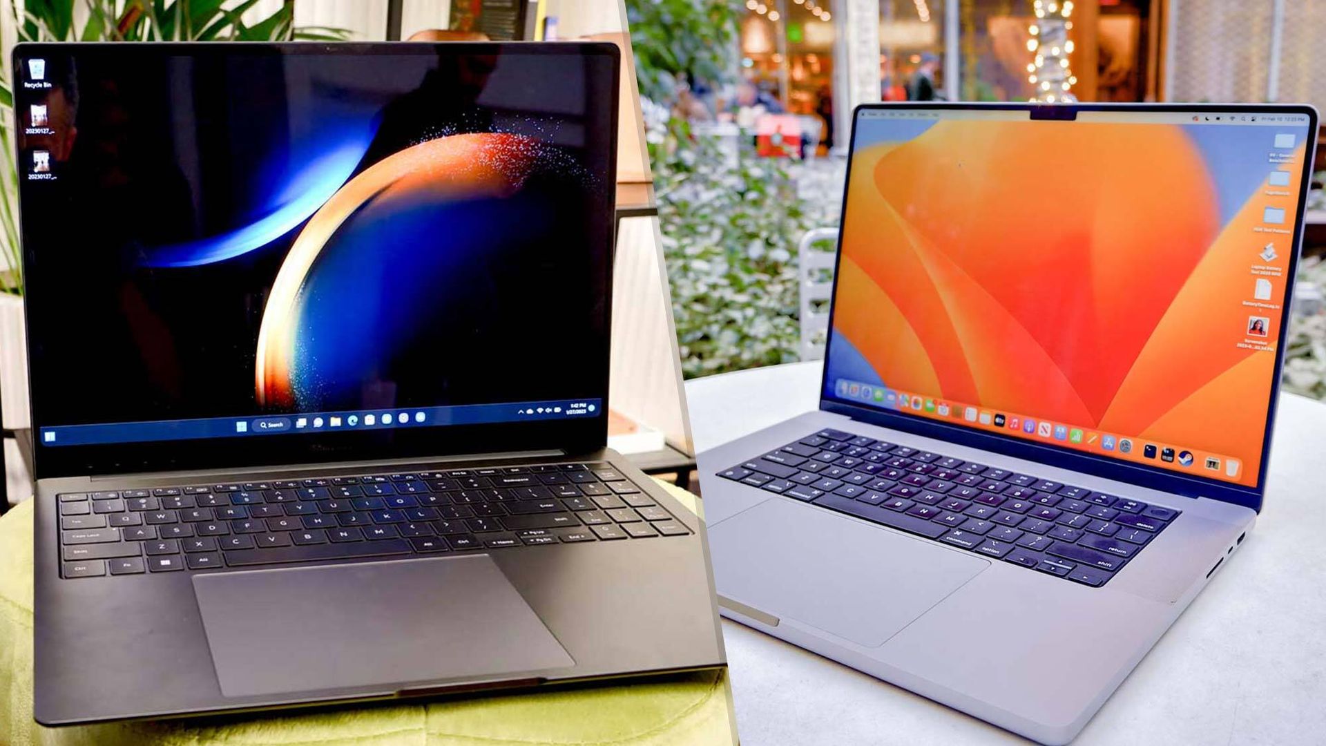 MacBook Pro 16-inch vs Samsung Galaxy Book 3 Ultra: Which big-screen ...