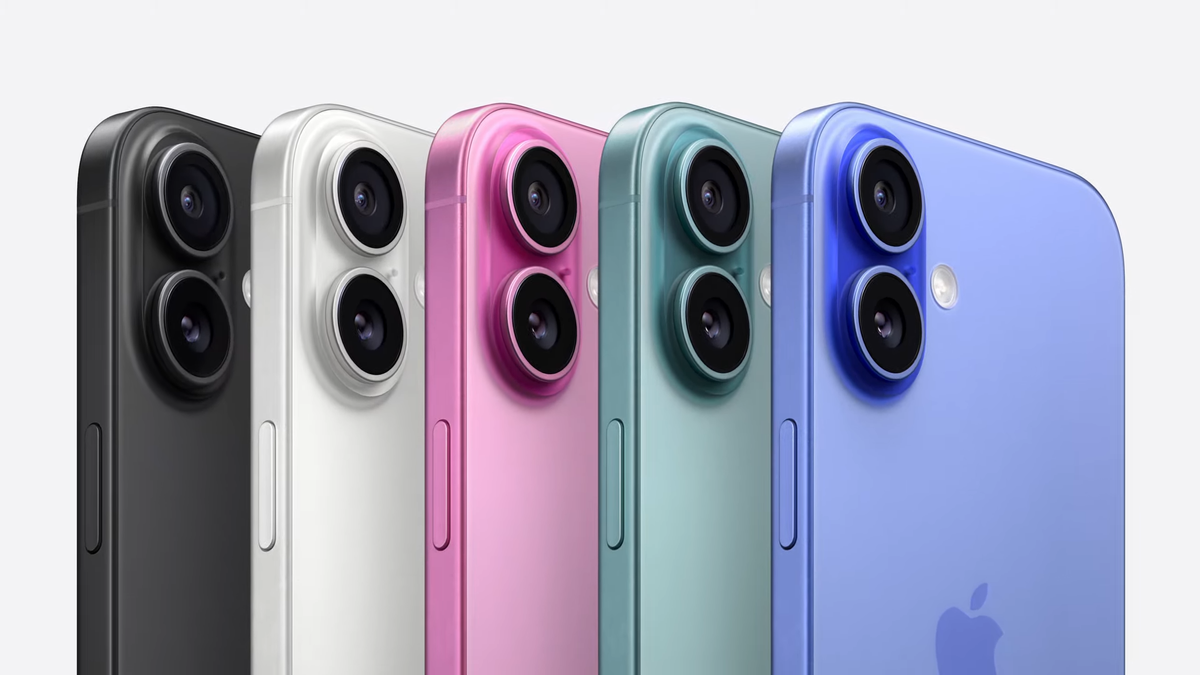 iPhone 16 colors