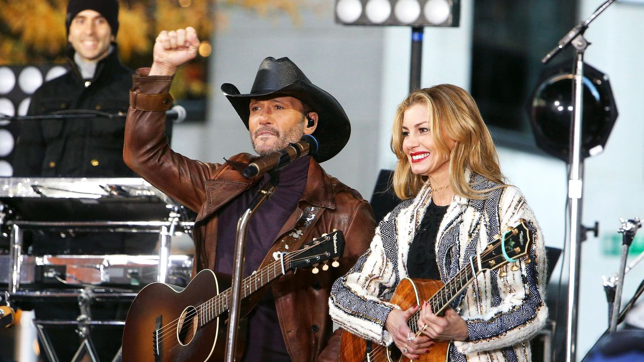 tim mcgraw faith hill perform on nbc&#039;s today