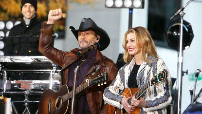 tim mcgraw faith hill perform on nbc's today