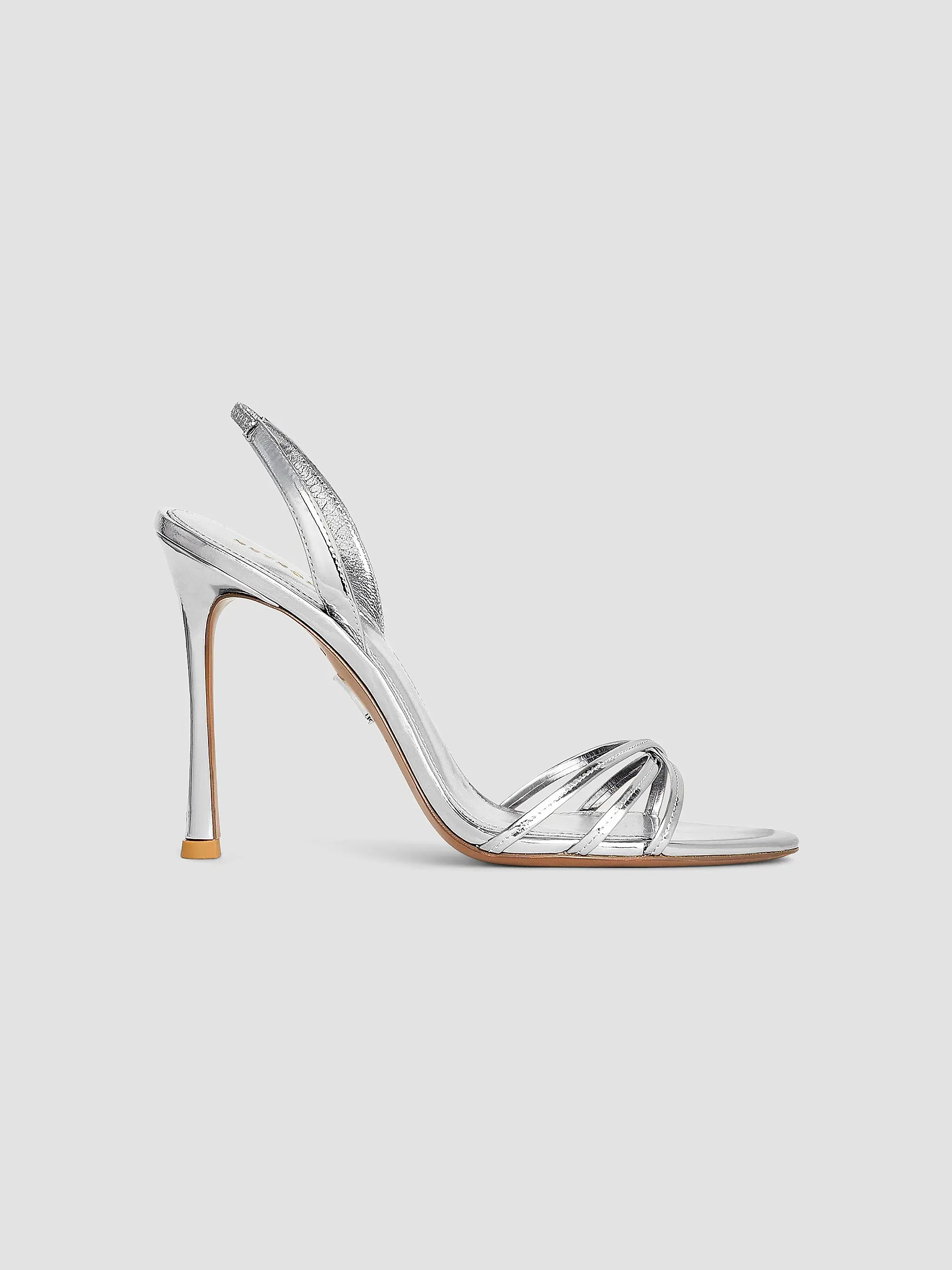 Anabel 105mm Leather Slingback Sandals