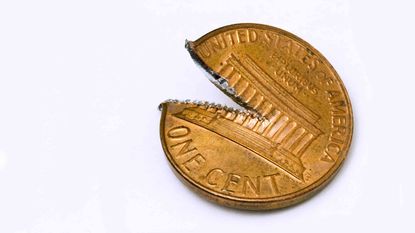 A torn penny