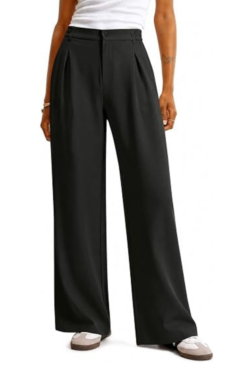 Rapbin, Womens Straight Leg Stretch Trousers