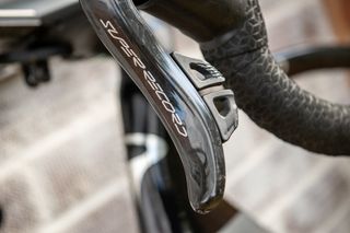 A Campagnolo Super Record WR brake lever