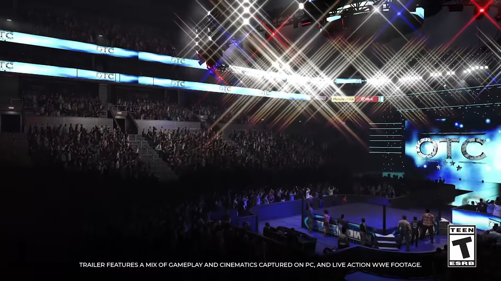 Promotional screenshot of The Underground match in WWE 2K25