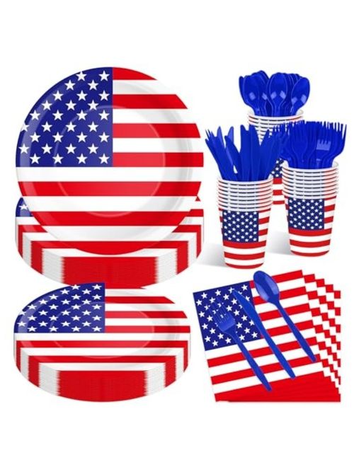 Disposable Tableware Set (175 Pieces)