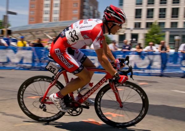 Andy Jacques-Maynes (Bissell) at speed.