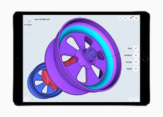 Apple claims the new iPad Pro is powerful enough for simple 3D rendering